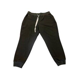 Figs High Waisted Zamora‎ Jogger Scrub Pants Womens Size XXL Black Workwear